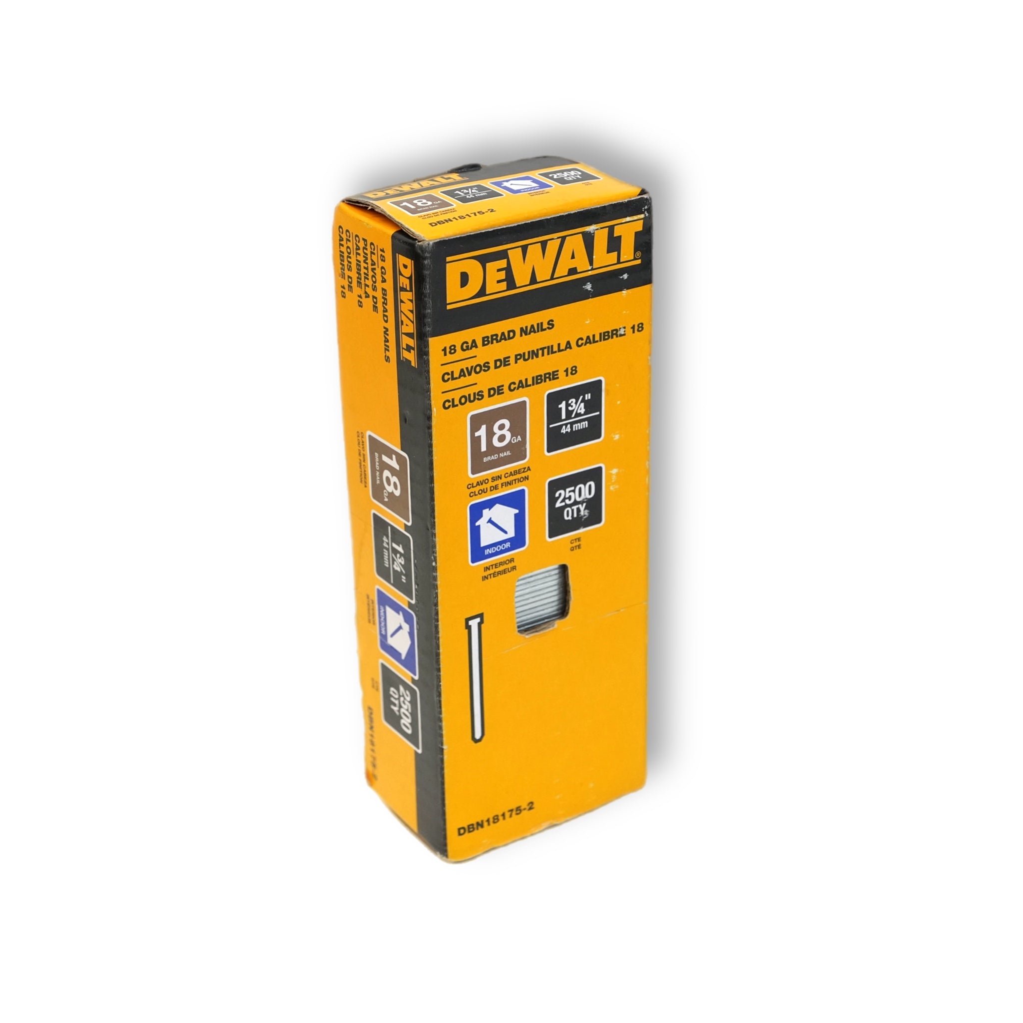 1-3/4 in. x 18-Gauge Brad Nails (2500 per Pack)
