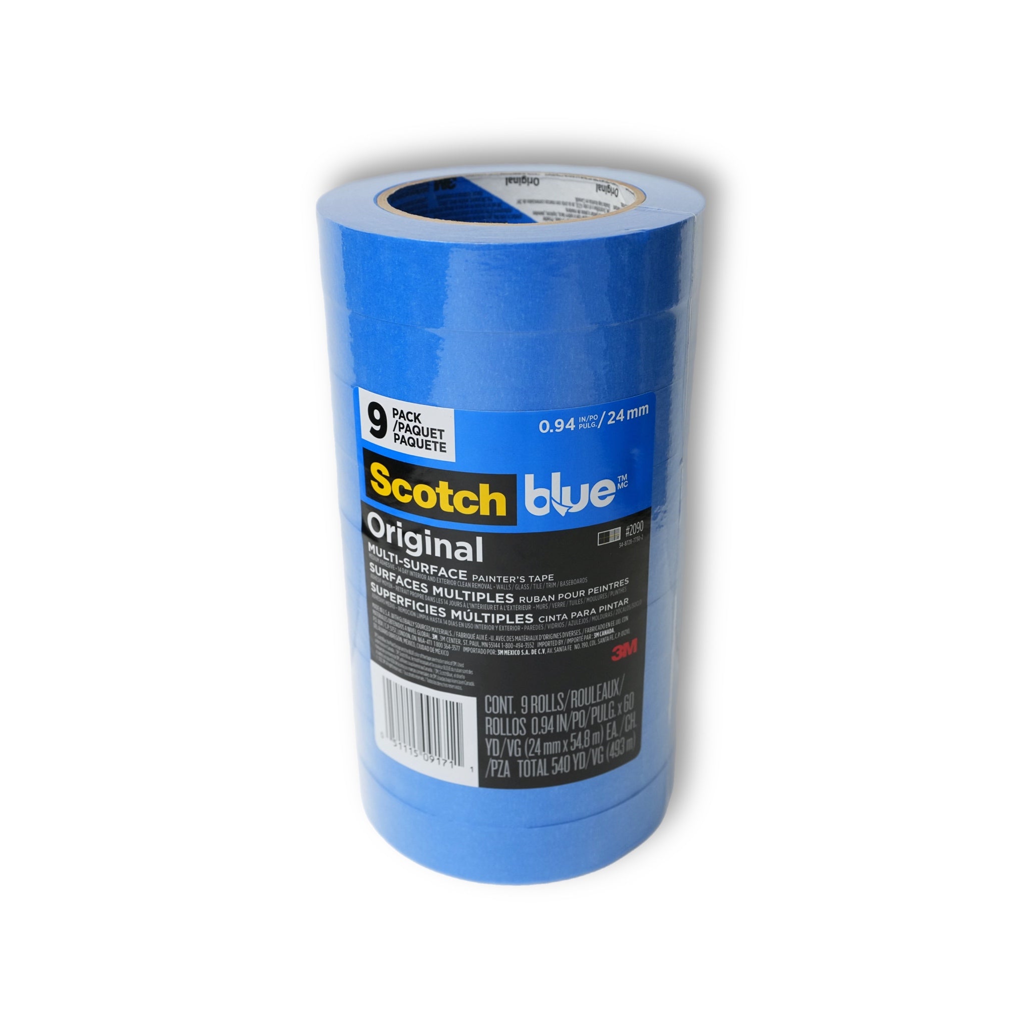 ScotchBlue 0.94 In. x 60 Yds. Original Multi-Surface Painter's Tape (9 Rolls)
