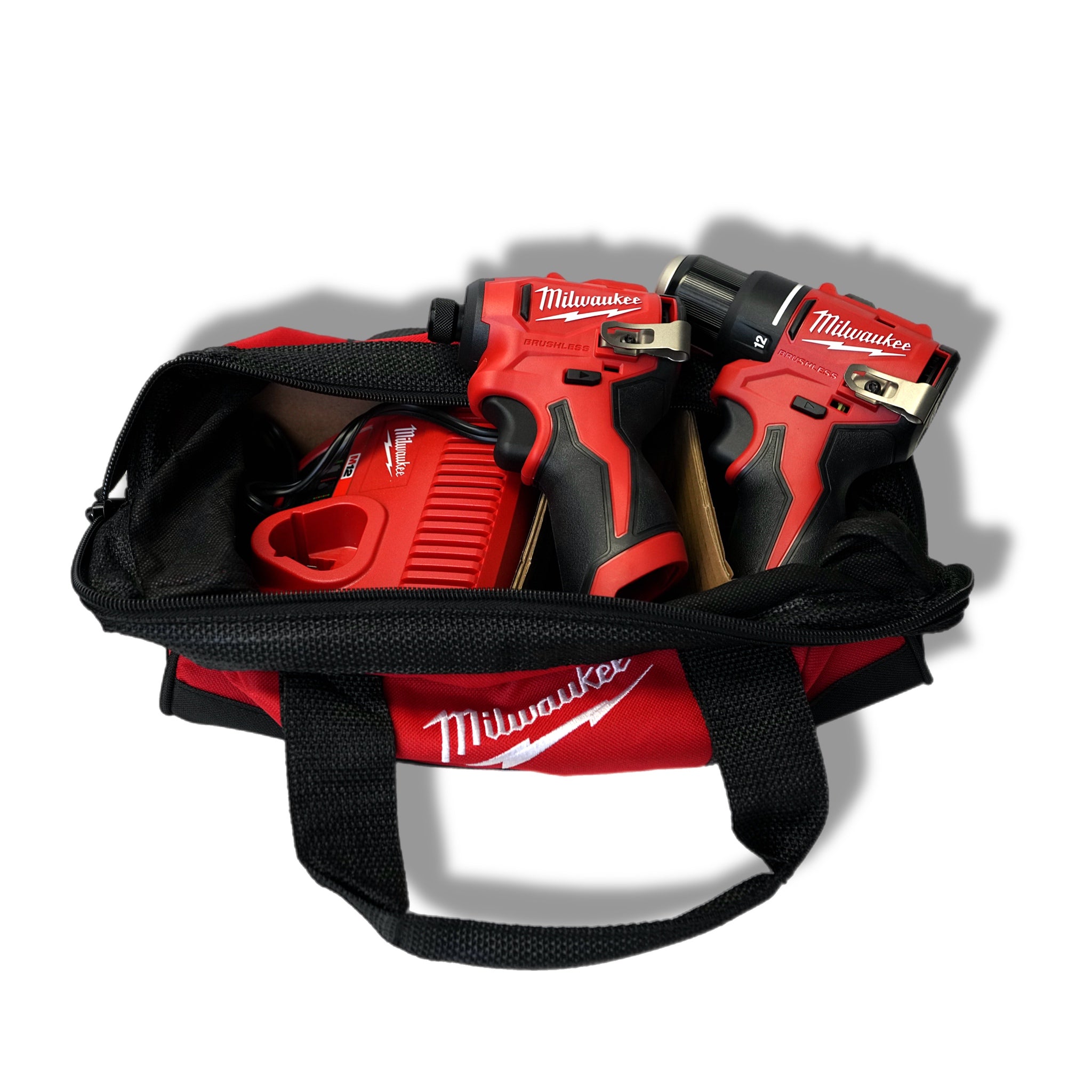 M12 12-Volt Lithium-Ion Brushless Cordless Subcompact Drill and Impact Driver Combo Kit w/2 Batteries and Bag (2-Tool)