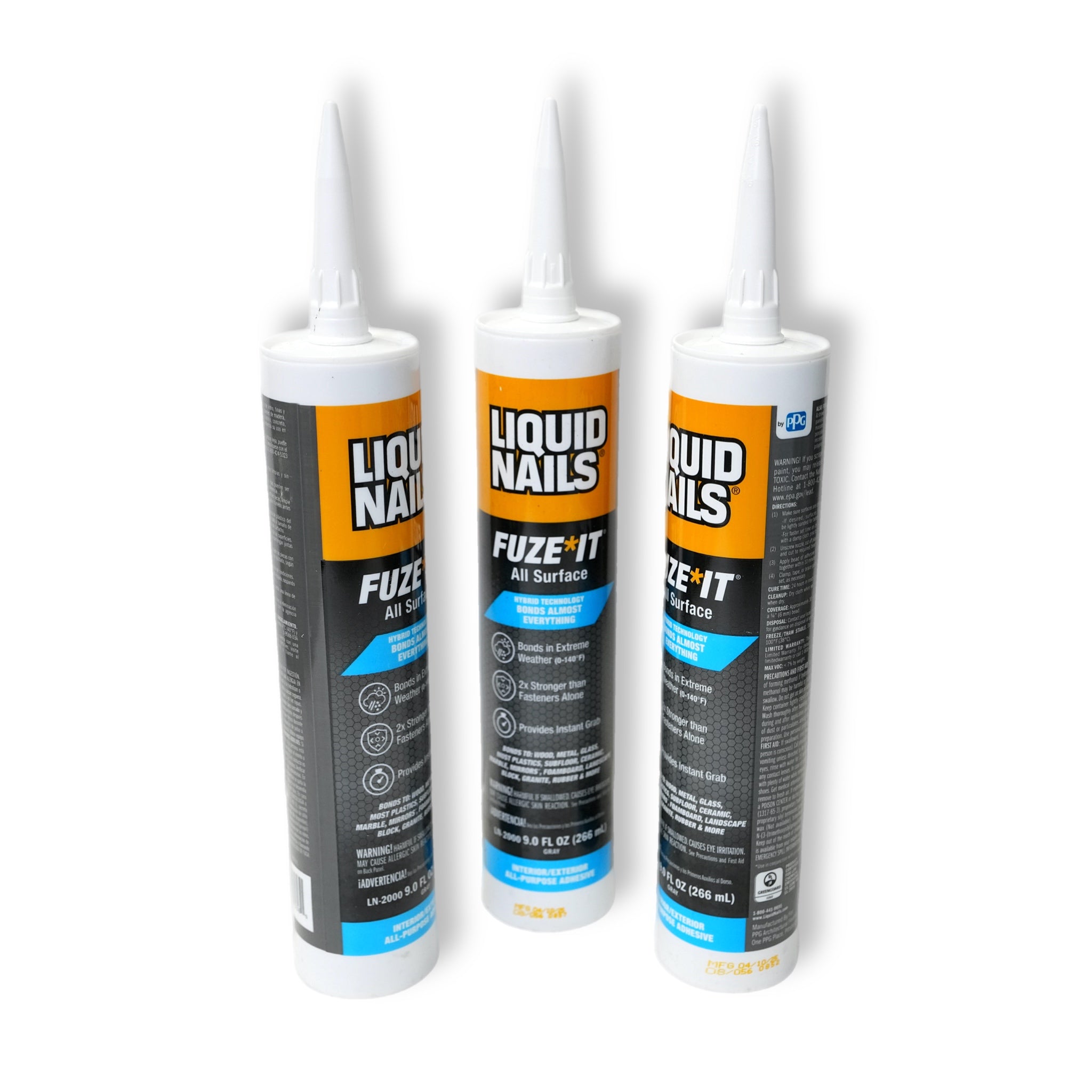 Liquid Nails Fuze It All Surface Construction Adhesive