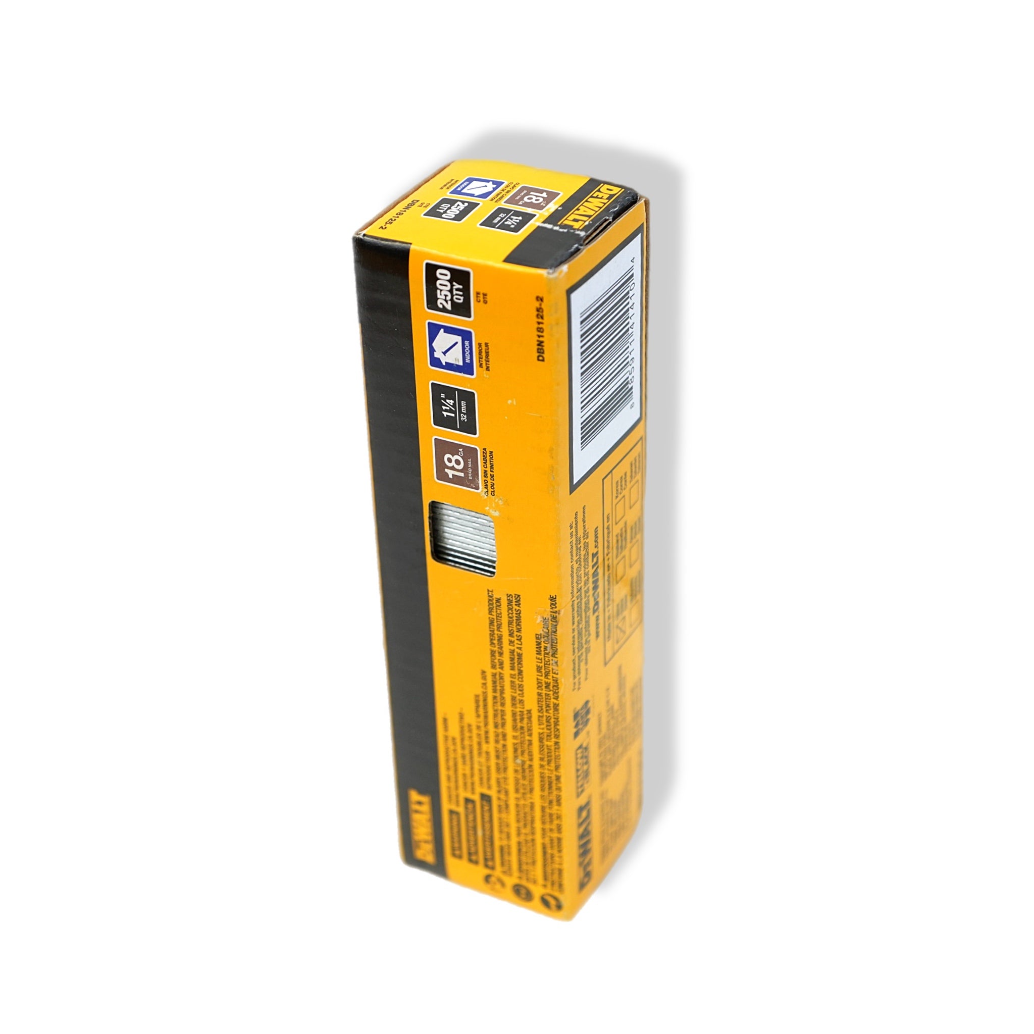 1-1/4 in. x 18-Gauge Brad Nails (2500 per Pack)