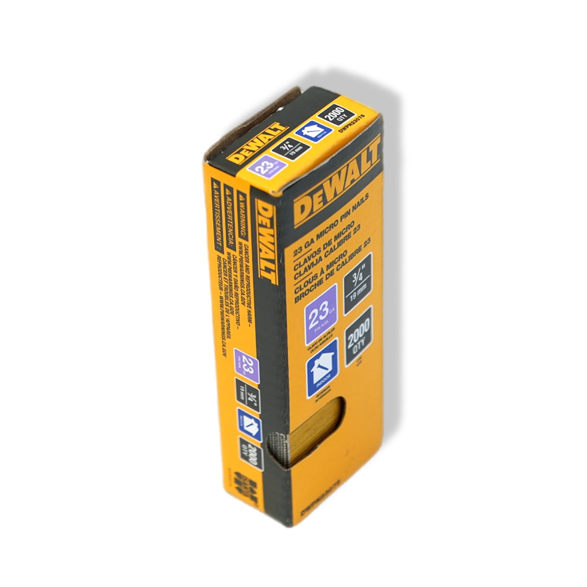 3/4 in. x 23-Gauge Bright Finish Pin Nail (2000-Pack)