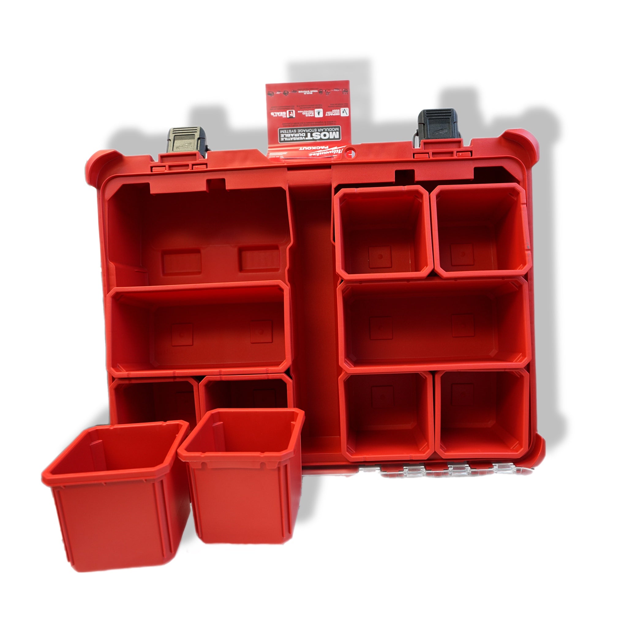 PACKOUT 11-Compartment Impact Resistant Portable Small Parts Organizer